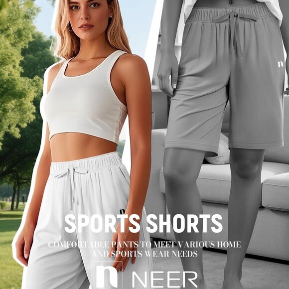 3 Pack Women's Quick Dry Shorts - Black, White, Dark Grey - X-Large - Picture 6 of 6